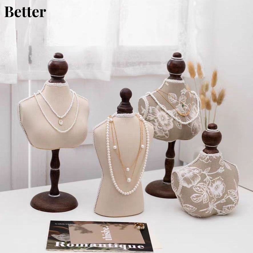 Body Jewelry Holder - ジュエリーバストネックレス、エレガントなバスト、ホームベッドルームドレッサーのマネキンモデル