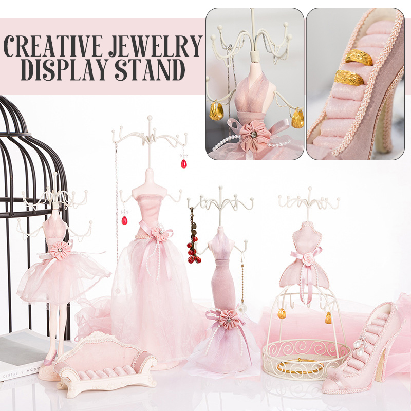 Body Jewelry Display - 女性のためのエレガントなネキンディスプレイ,ジュエリーホルダー,ネックレス,イヤリング,ブレスレット,オーガナイザーホルダー,クラフト樹脂