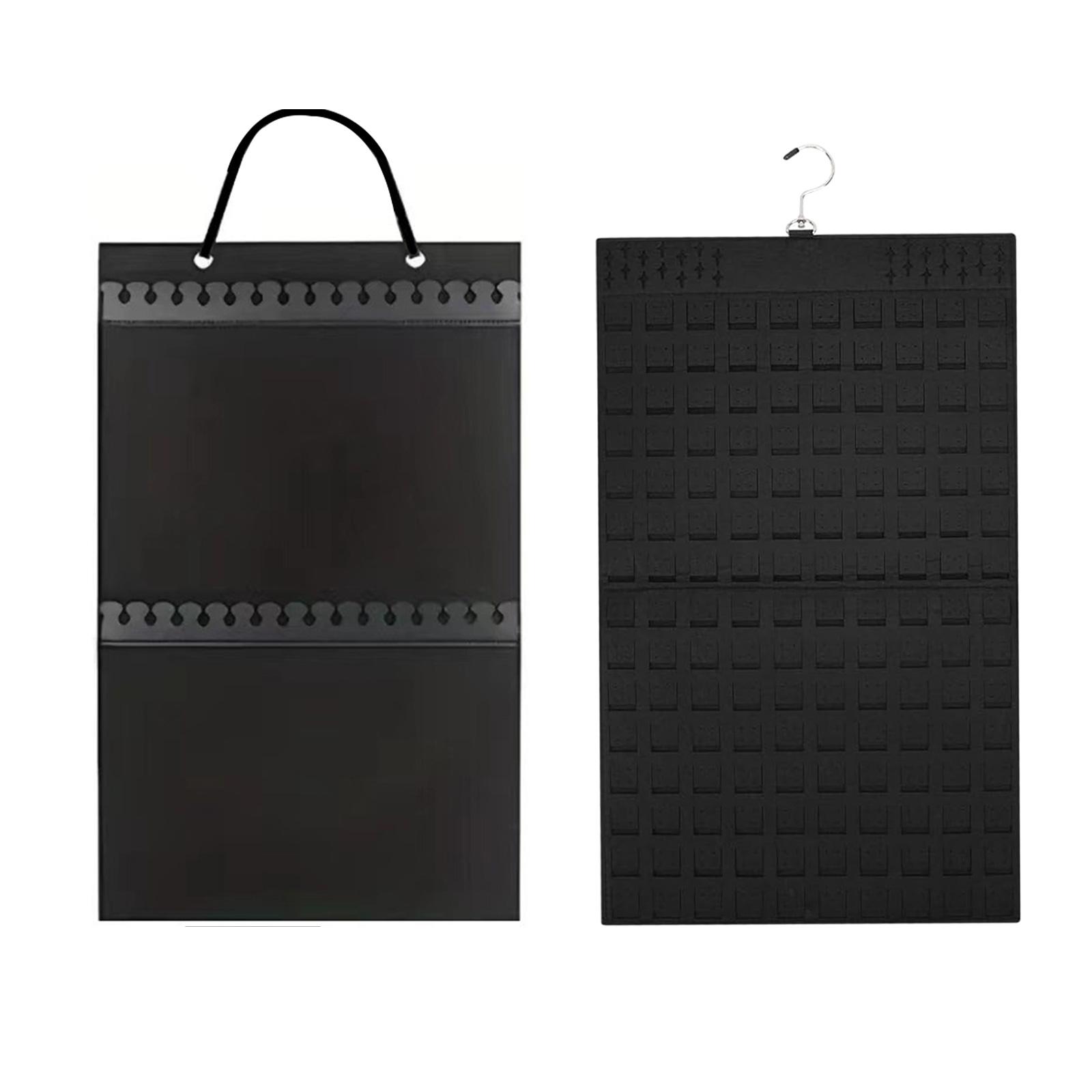Body Jewelry Display Case - 吊り下げ式ジュエリーオーガナイザー、ボディジュエリー用両面折りたたみ式アンクレットウォールジュエリーホルダー、クローゼット、ショップ、旅行、ワードローブ、寝室用