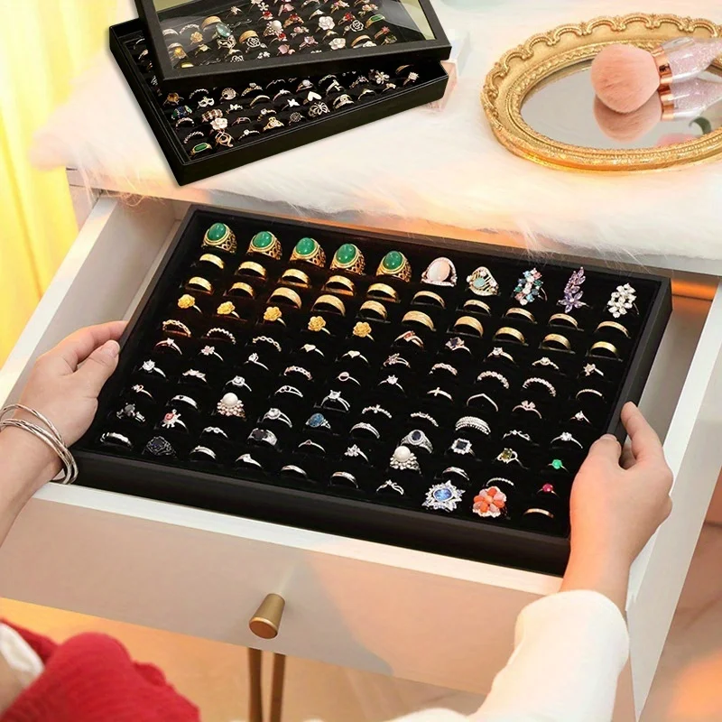 Body Jewelry Display - 1 セットリングホルダーディスプレイトレイジュエリーオーガナイザースタンド、指輪イヤリングの販売用