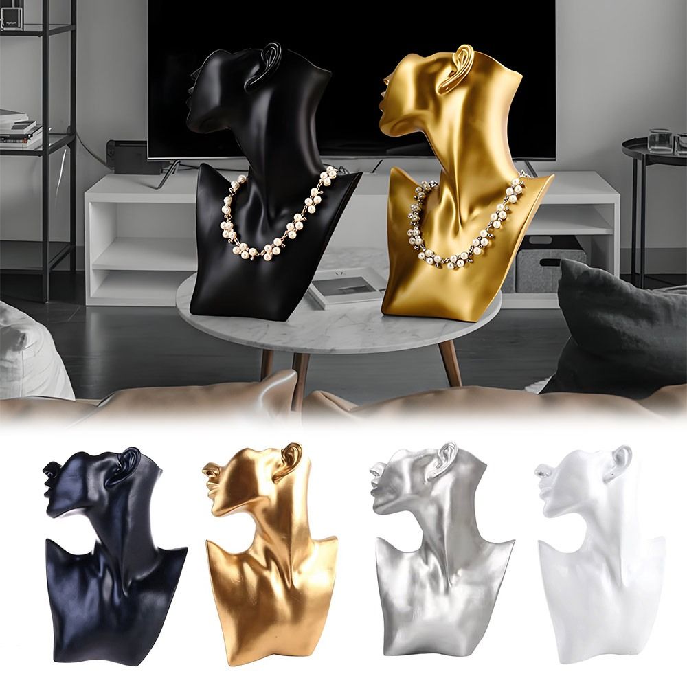 樹脂製マネキンジュエリーディスプレイスタンド、側面マネキンヘ - Body Jewelry Holder のレビューと価格