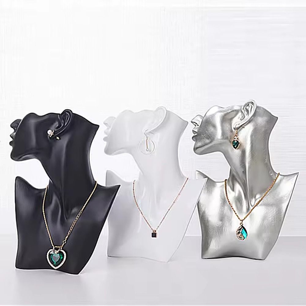 樹脂製マネキンジュエリーディスプレイスタンド、側面マネキンヘ - Body Jewelry Holder のレビューと価格
