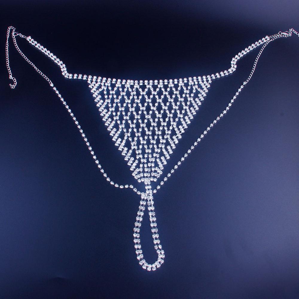 Stonefans-女性用チェーンとラインストーンメッシュの - Body Jewelry Retainers のレビューと価格