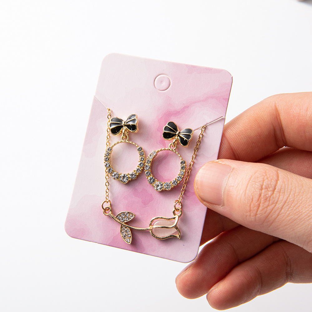 大理石のイヤリングディスプレイ,ネックレス,ジュエリーパッケ - Body Jewelry Display のレビューと価格