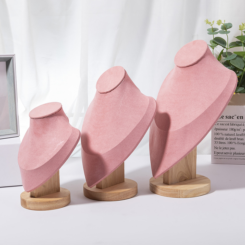 木製マネキンバストネックレスディスプレイスタンド,ポートレー - Body Jewelry Holder のレビューと価格