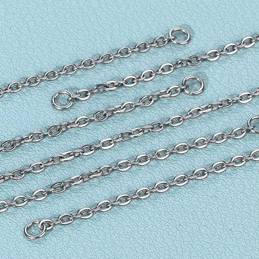 ファッションチタンノーズチェーン三層チェーン25-50mmラ - Body Jewelry Titanium のレビューと価格