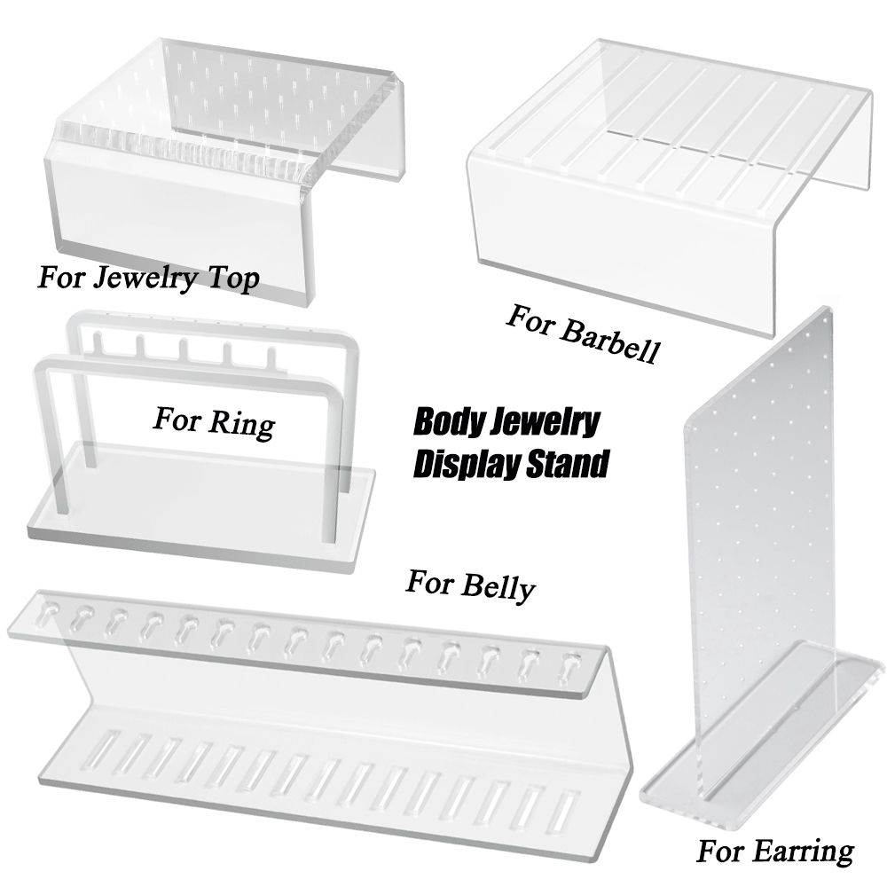 パンクな形のジュエリーディスプレイ,透明なアクリルの棚,ジュ - Body Jewelry Holder のレビューと価格