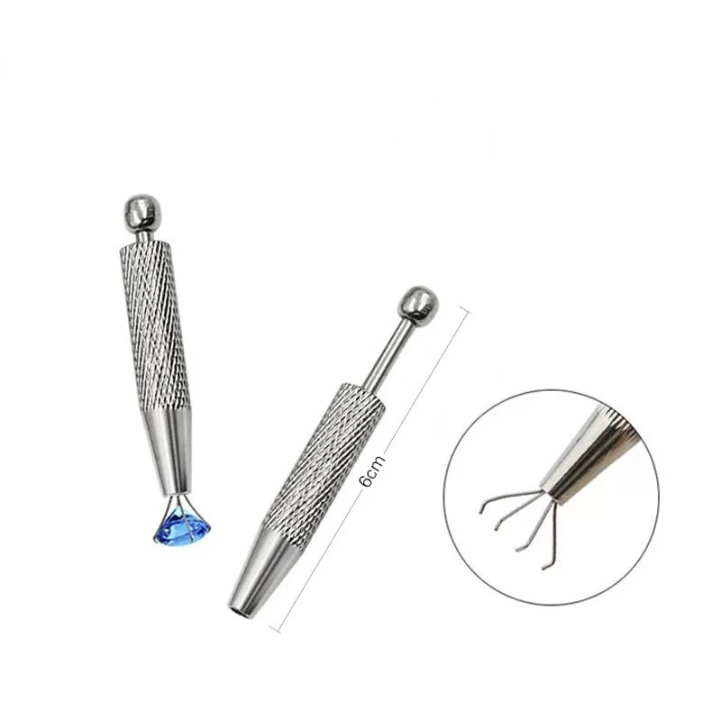 ミニ4爪ジュエリーピンセット、ピックアップツール、ダイヤモン - Body Jewelry Holder のレビューと価格