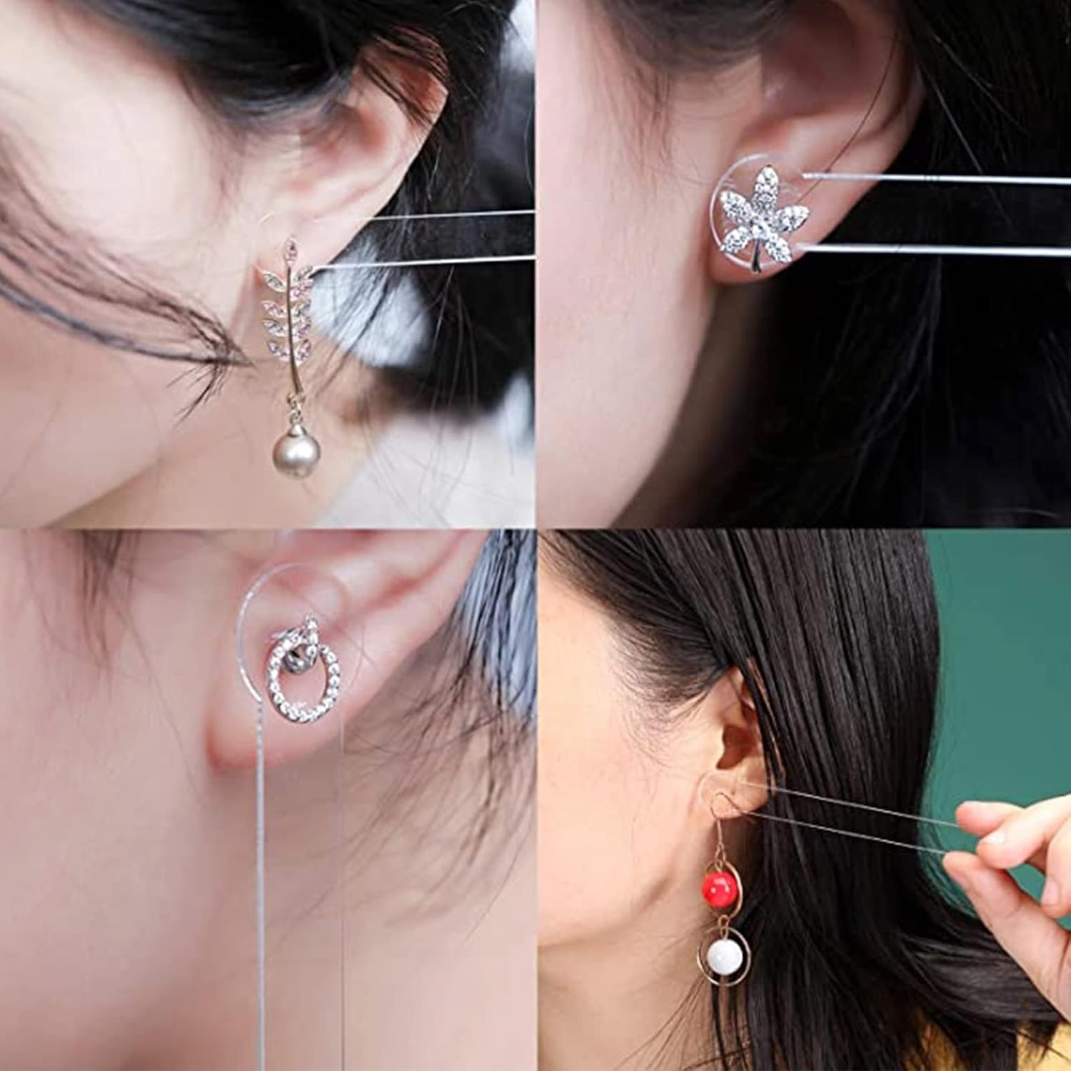 5個入りアクリル製イヤリング試着ワンド、カスタムイヤリングデ - Body Jewelry Display のレビューと価格