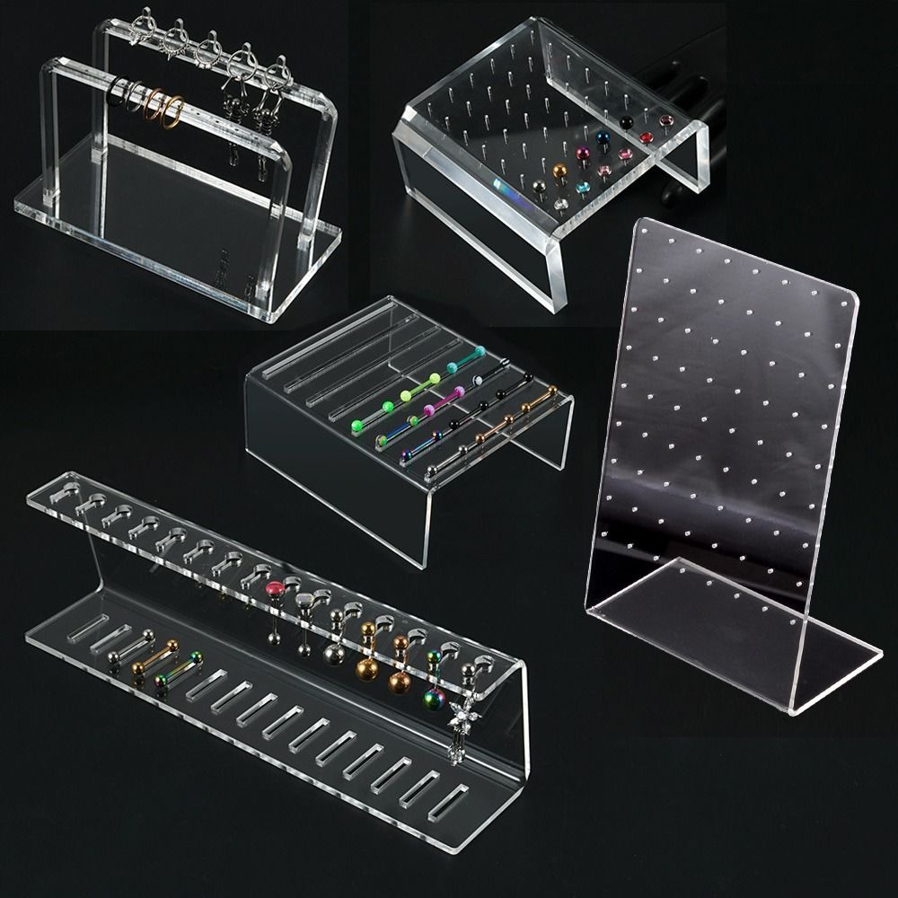 ピアス用ポリッシュラック、へそピアスディスプレイ、ボディピア - Body Jewelry Display Case のレビューと価格