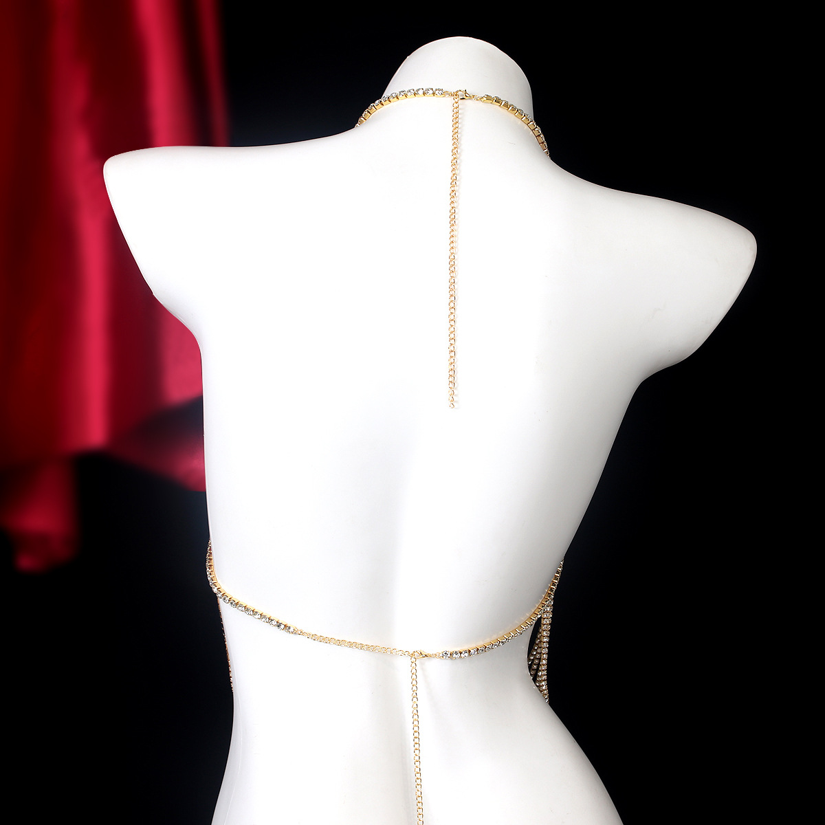 女性用ラインストーンチェーンタッセル,豪華なジュエリー,レト - Body Jewelry Retainers のレビューと価格