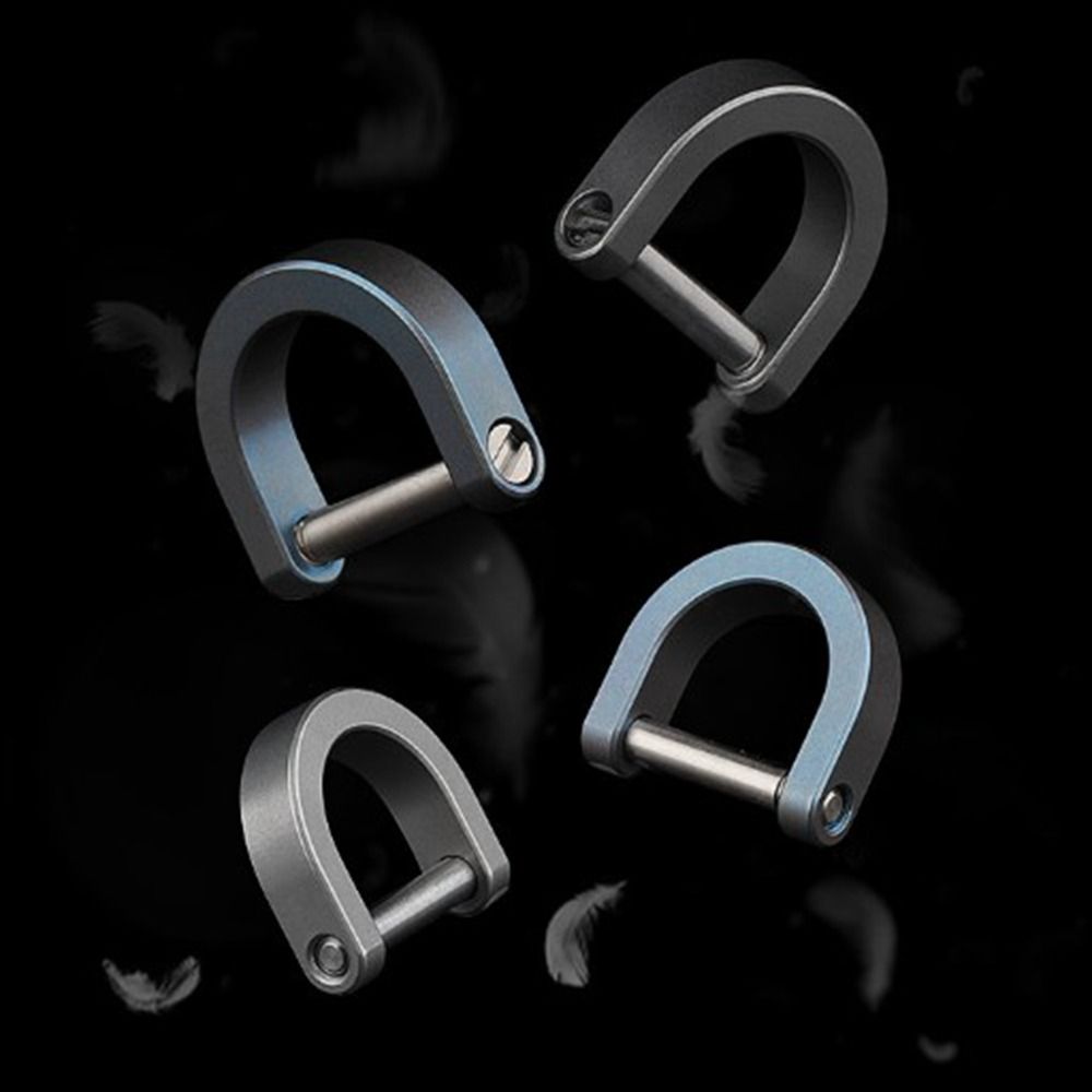 チタン合金アウトドアブレスレットバックル、馬蹄バックル、カラ - Body Jewelry Titanium のレビューと価格