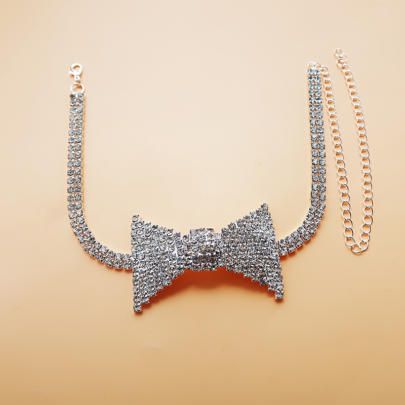 絶妙でエレガントなラインストーンネックチェーン,ファッショナ - Body Jewelry Retainers のレビューと価格