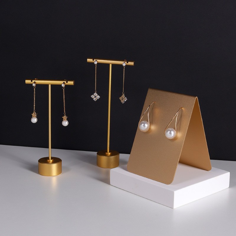 金属スタッドダングルイヤリングディスプレイラック T バース - Body Jewelry Holder のレビューと価格