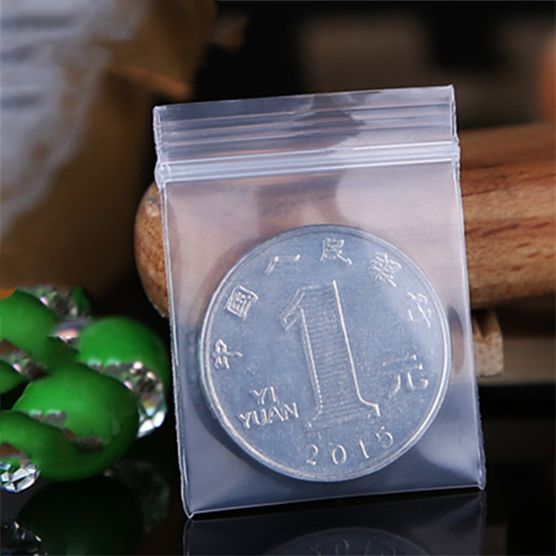 100 個透明ミニ小型プラスチックジッパーバッグロック再密封 - Body Jewelry Display のレビューと価格