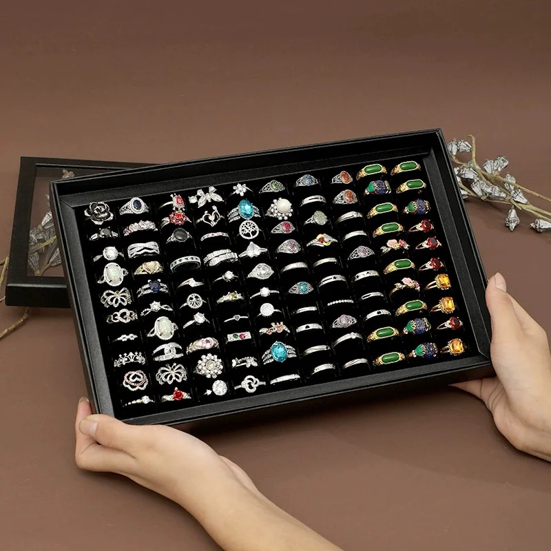 1 セットリングホルダーディスプレイトレイジュエリーオーガナ - Body Jewelry Display のレビューと価格