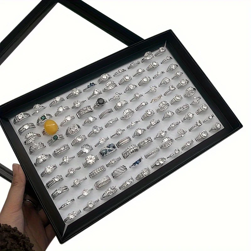 1 セットリングホルダーディスプレイトレイジュエリーオーガナ - Body Jewelry Display のレビューと価格
