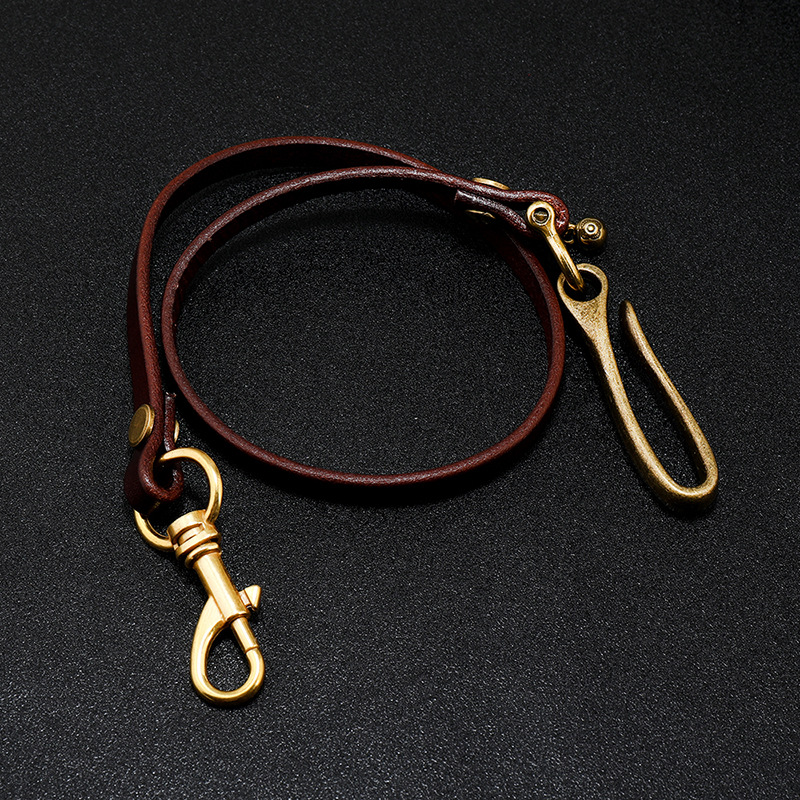 手作りロングバイカーオートバイトラック運転手ブラウンブラック - Body Jewelry Retainers のレビューと価格