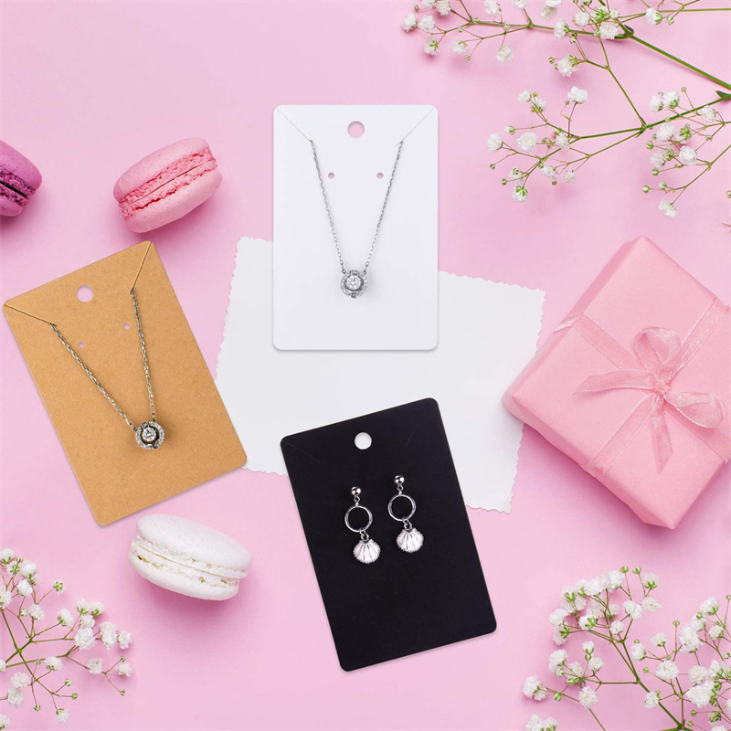 6x9cm ブランクネックレスイヤリングジュエリーカード 5 - Body Jewelry Holder のレビューと価格