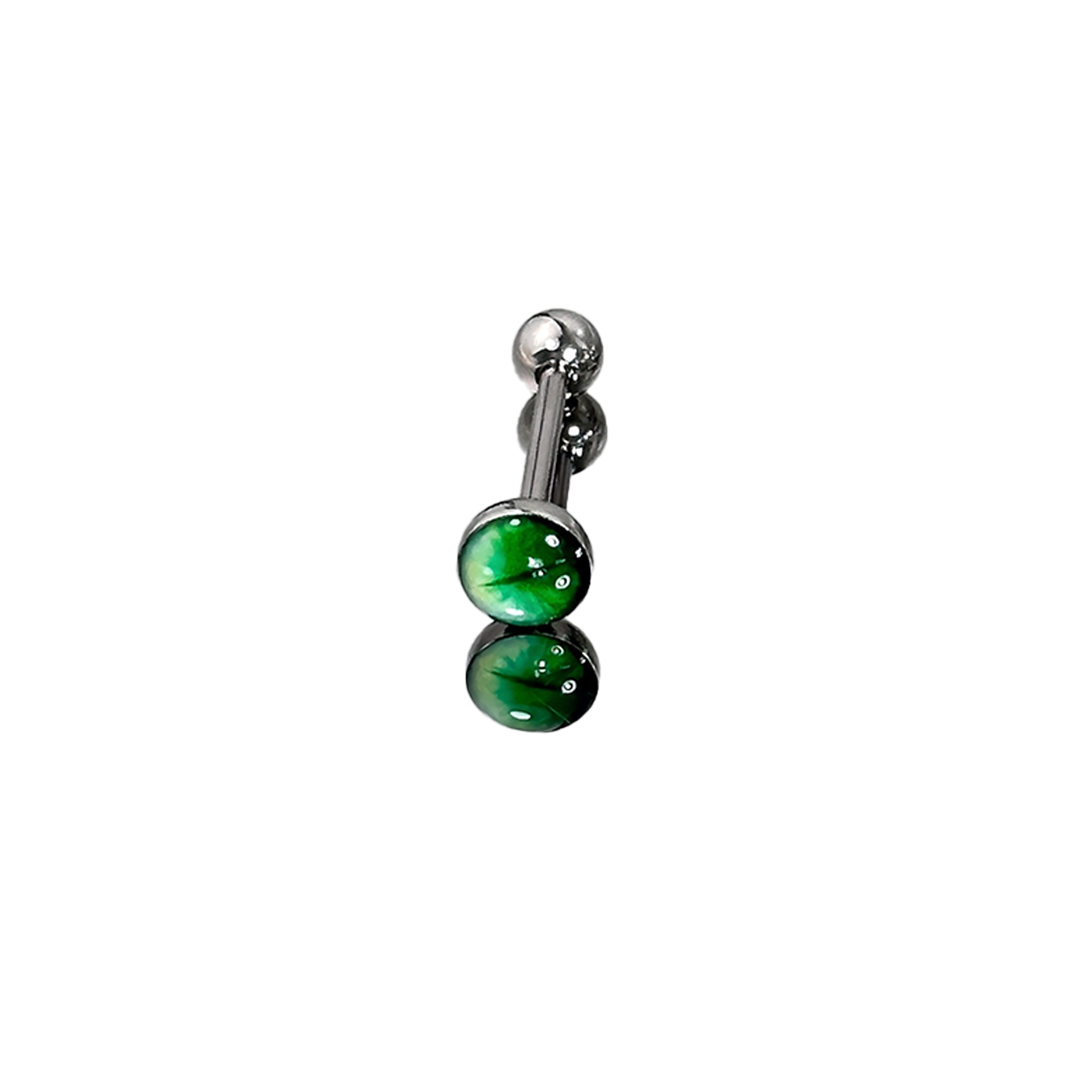 1個 高品質 トレンド グリーン スパークリング クロス マ - Body Jewelry Titanium のレビューと価格