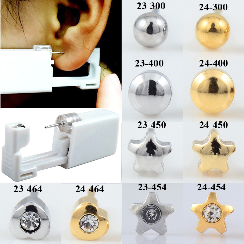 イヤーピアスおよびドリル用の使い捨て安全キット,滅菌済み,ス - Body Jewelry Display Case のレビューと価格