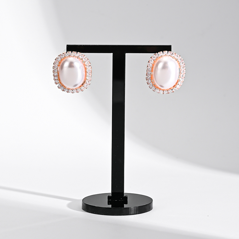 6 個アクリルブラック/ホワイト T シェイプイヤリングディ - Body Jewelry Display のレビューと価格
