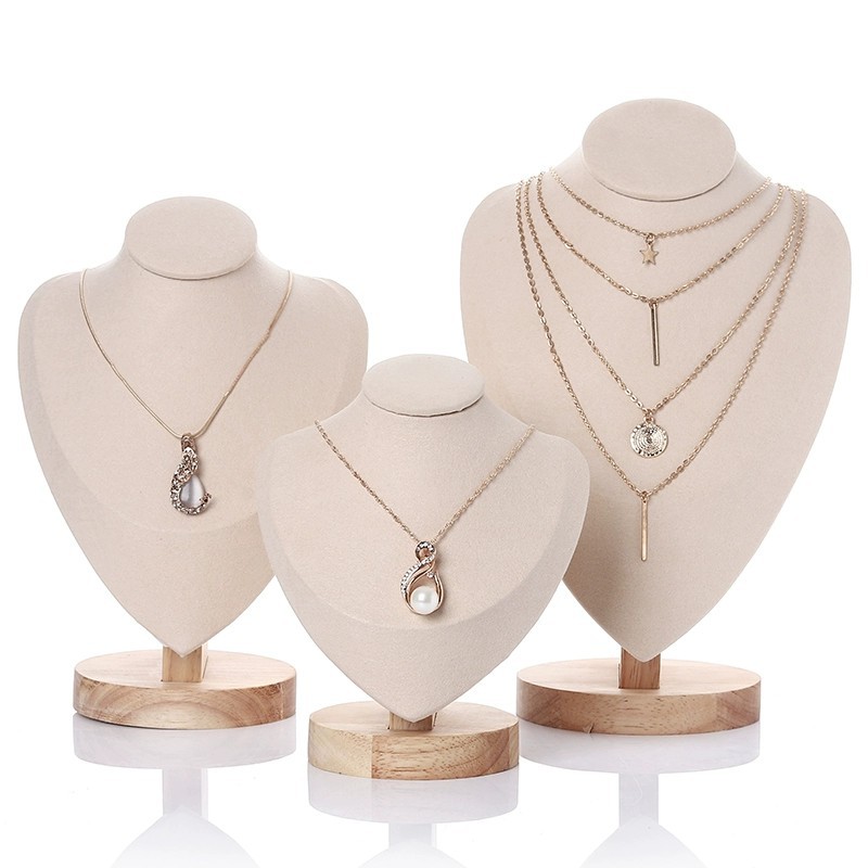 ベルベットの肖像画,ネックレスディスプレイスタンド,ハンギン - Body Jewelry Holder のレビューと価格