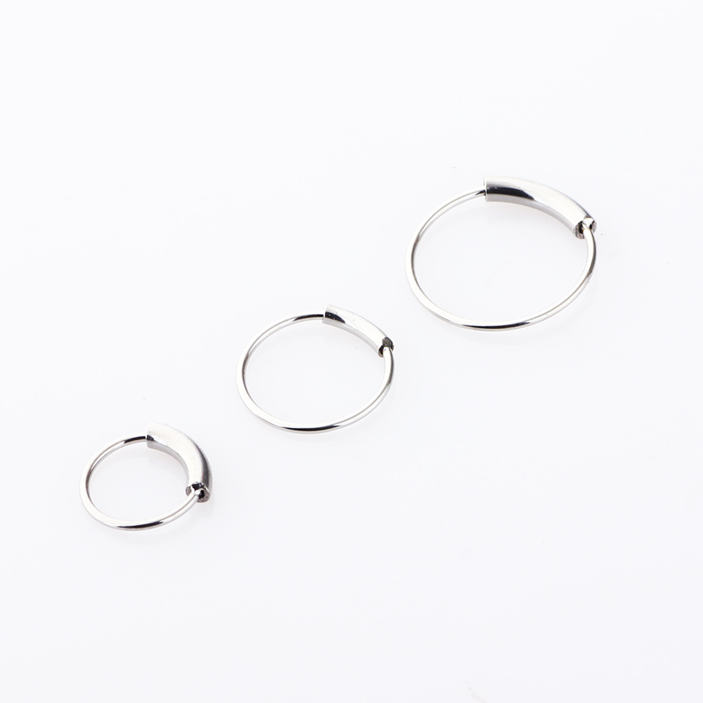3 ピース/ロット 316L サージカルスチール シームレス - Body Jewelry Nose Ring のレビューと価格