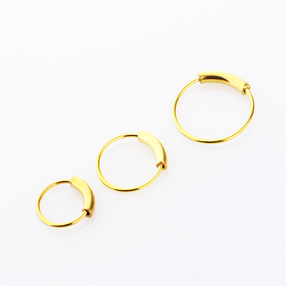 3 ピース/ロット 316L サージカルスチール シームレス - Body Jewelry Nose Ring のレビューと価格