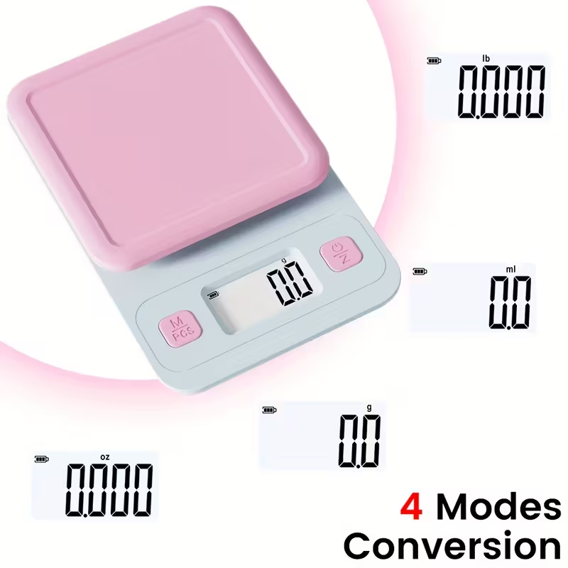 LCDディスプレイ付きキッチンスケール、0。 1オンス/1グ - Body Jewelry Display のレビューと価格