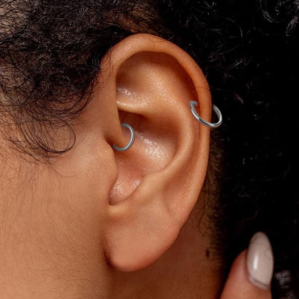 ASTM F136規格チタン製セプタムリング CZ 16G  - Septum Clicker Ring のレビューと価格