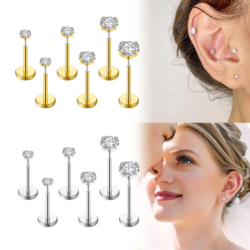 20G/18G/16G サージカルステンレス製 スレッドレス - Body Jewelry Nose Ring のレビューと価格